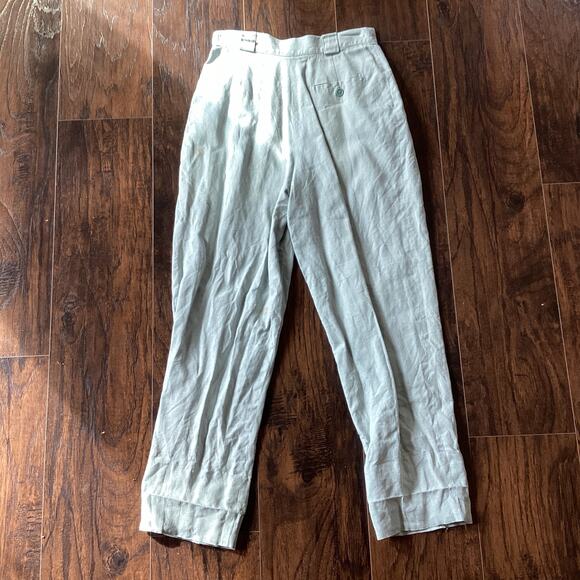 Collectible Gold Linen Pants - Picture 4 of 5